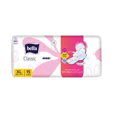 Bella Drai Wings Classic Sanitary Pads (15 Each)