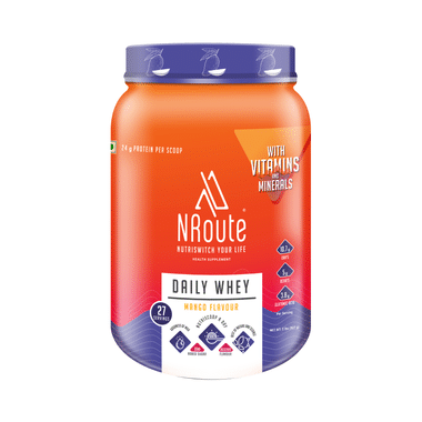 Nroute Daily Whey Protein Powder Mango