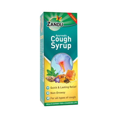 Zandu Ayurvedic Cough Syrup | Non-Drowsy