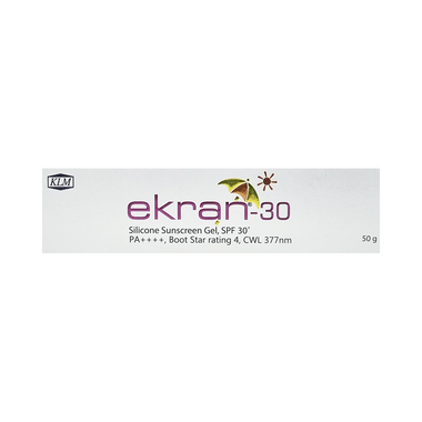 Ekran - 30 Silicone Sunscreen SPF 30+ PA++++ | Water Resistant Gel