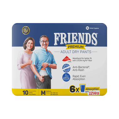 Friends Premium Adult Diaper Pants Medium