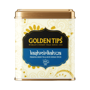 Golden Tips Kashmiri Kahwa Premium Green Tea & Rich Indian Spices