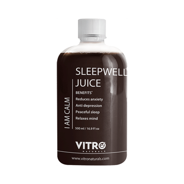 Vitro Sleepwell+ Juice | Mix Of Ashwagandha Shankhpushpi And Valerian