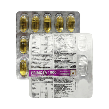 Primosa  1000 Evening Primrose Oil Softgel