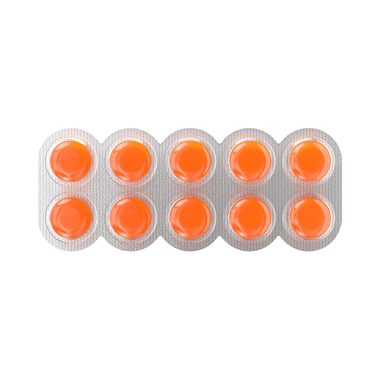 Crocin Cof & Throat Lozenges Orange