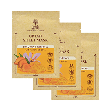 Khadi Essentials Ubtan Sheet Mask (25ml Each)