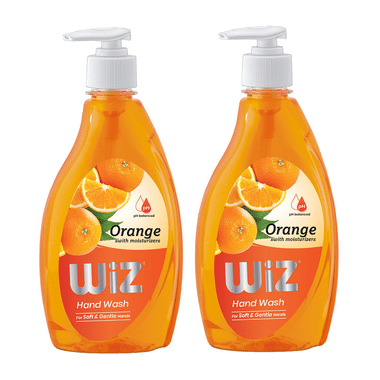 Wiz PH Balanced Hand Wash (450ml Each) Orange