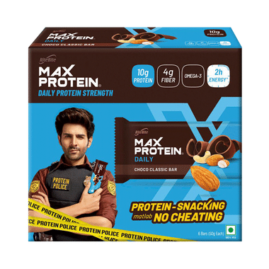 RiteBite Max Protein Daily 10 Gm Protein Bar Choco Classic