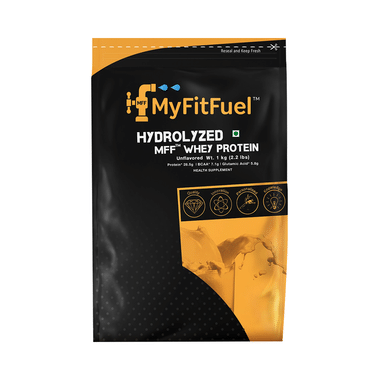 MyFitFuel Hydrolyzed Whey Protein Powder Unflavored