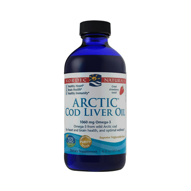 Nordic Naturals Arctic Cod Liver Oil Strawberry