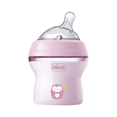 Chicco Natural Feeling 0M+ Feeding Bottle Pink