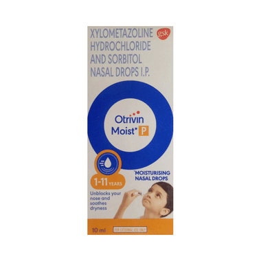 Otrivin Moisturising Paediatric Nasal Drops | For Blocked Nose & Dryness