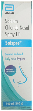 Solspre Isotonic Nasal Spray with Sodium Chloride | For Daily Nasal Hygiene