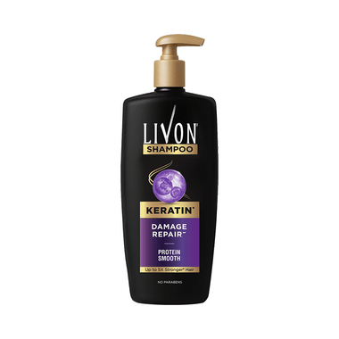 Livon Keratin Damage Repair Shampoo Paraben Free