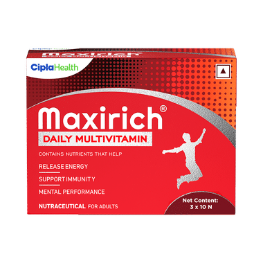 Maxirich Daily Multivitamin Softgel For Energy, Immunity & Performance