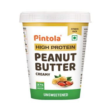 Pintola High Protein Peanut Butter Creamy Unsweetened