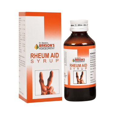 Bakson's Homeopathy Rheum Aid Syrup Homeopathic Medicine