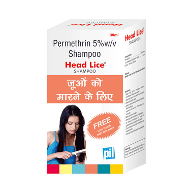 PIL Head Lice Shampoo Free Lice Comb