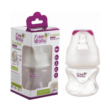 Bee Baby Feeding Bottle Comfort Slim Neck  Pink