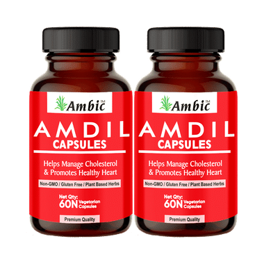 Ambic Amdil Vegetarian Capsule (60 Each)