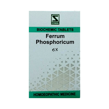 Dr Willmar Schwabe India Ferrum Phosphoricum Biochemic Tablet 6X