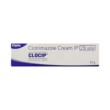 Clocip Clotrimazole Cream for Skin Infections (15 gm)