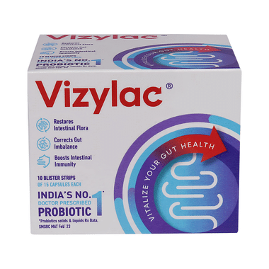 Vizylac Capsule | For Stomach Care | Restores Intestinal Flora & Intestinal Immunity