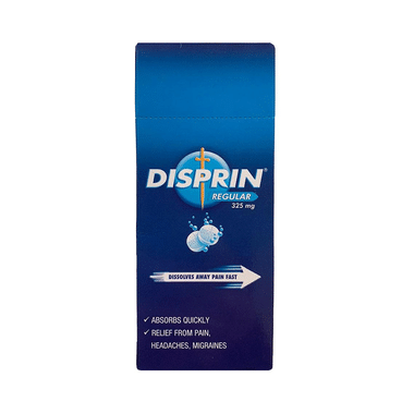 Disprin  Regular 325mg Effervescent Tablet | For Fast Relief From Pain, Headaches & Migraines