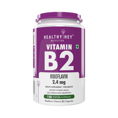 HealthyHey Nutrition Vitamin B2 Vegetable Capsule