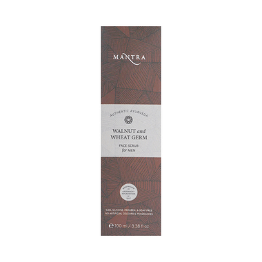 Mantra Walnut And Wheat Germ Face Scrub For Men