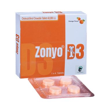 Zonyo D3 Chewable Tablet Orange
