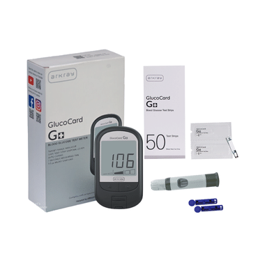 Arkray G+ Blood Glucose Test Meter With 50 Test Strips