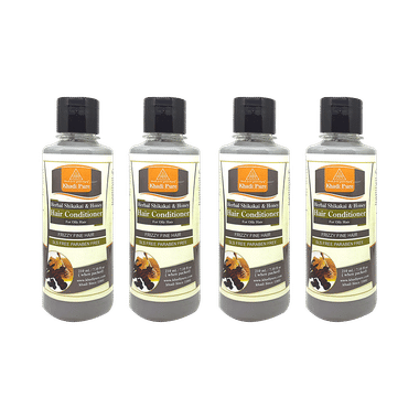 Khadi Pure Herbal Shikakai & Honey SLSand Paraben Free Hair Conditioner (210ml Each)