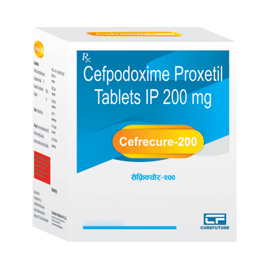 <span style='color:#626A7A'>Cefrecure 200 Tablet</span>