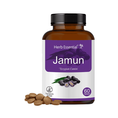 Herb Essential Jamun (Syzygium Cumini) 500mg Tablet