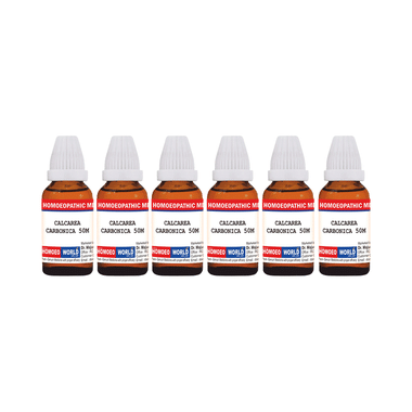 Dr. Majumder Homeo World Calcarea Carbonica Dilution (30ml Each) 50M