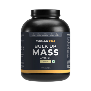 Nutrabay Gold Bulk Up Mass Gainer Powder Vanilla