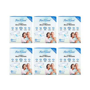 Arokleen Disposable Adult Diaper (10 Each) Medium