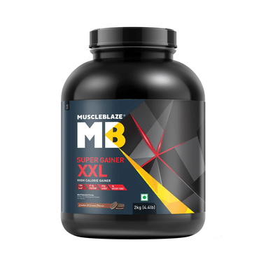 MuscleBlaze Super Gainer XXL For Muscle Growth | No Added Sugar | Cookies & Cream