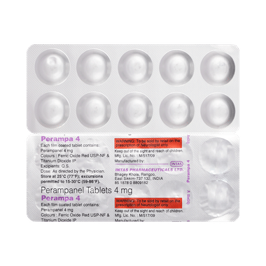 Perampa 4mg Tablet