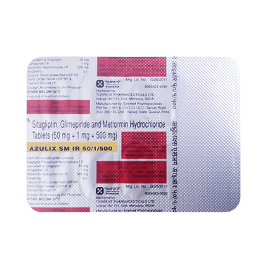 Azulix SM IR 50/1/500 Tablet