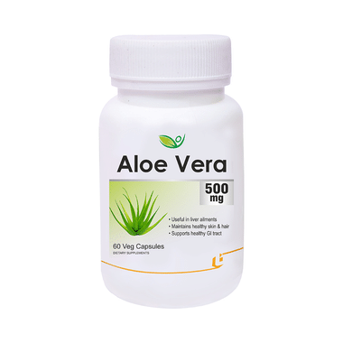 Biotrex  Aloe Vera 500mg Veg Capsule
