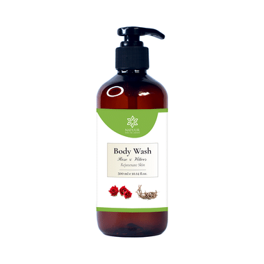 Natuur Rejuvenating Skin Body Wash Rose & Vetiver