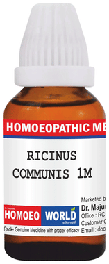 Dr. Majumder Homeo World Ricinus Communis Dilution 1M Dr. Majumder Homeo World Ricinus Communis Dilution 1M