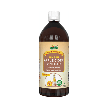 Dr. Patkar's Apple Cider Vinegar With Garlic, Honey & The Mother | Raw & Filtered