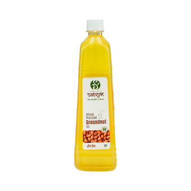 Satvyk Wood Pressed Groundnut Oil