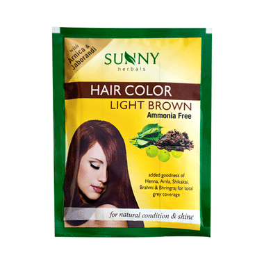 Sunny Herbals Hair Color Light Brown Sachet