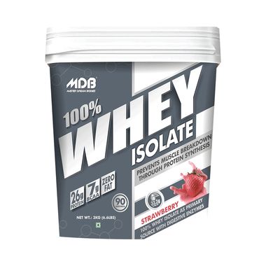 MDB Master Dream Bodies 100% Whey Isolate Strawberry
