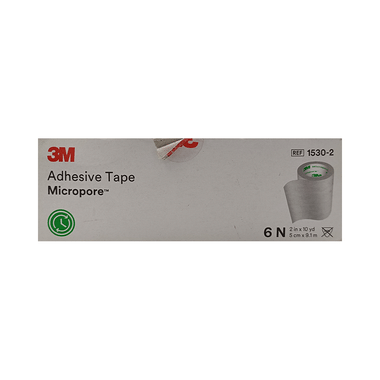 3M 1530-2 Micropore Adesive 5cm X 9.1m Tape