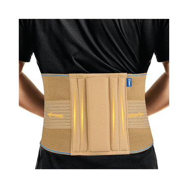 Vissco 0101 Sacro Lumber Belt Small Beige